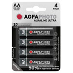 AgfaPhoto 110-821887 Ultra AA Batteries 1.5V High-Performance 4-pack