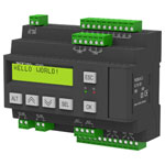 AkYtec 37C060 PR200 Mini PLC 24V DC 2-line LCD RS485 Modbus DIN mount