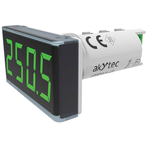AkYtec ITP11-G Microprocessor Display 4-20 mA Universal 22.5 mm Mount