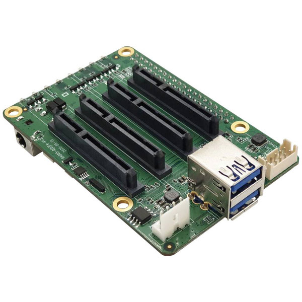 Allnet 181718 SATA HAT Quad NAS pieceB for Raspberry Pi® 1 piece.