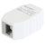 Allnet 193972 ALL-RJ45-Magnet RJ45 Coupling PoE Capable 10GBit White