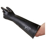 Ansell 87104095 AlphaTec Gloves Chemical Resistant Natural Rubber Size 9.5