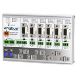 Anybus 17020R ProfiHub B5+R Repeater 12-24V DC 5-Way IP20 Galvanic Isolation
