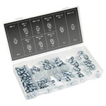 APA 29103 Lubricating Nipple Assortment Galvanised Steel Angled Options