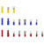 APA 29104 Crimp Connector Set Insulated Terminals for Cable Connection