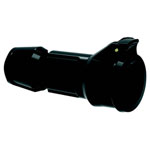 Bals 748809 Safety Mains Socket 250V Black IP54, Nickel-plated Contacts