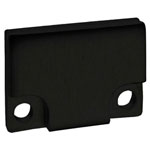 Barthelme 62398614_9005 BARdolino End Cap Set Aluminium Deep Black 2 Pieces