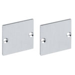 Barthelme 62399827 End Cap Set Plastic 30x2x30mm Pair for Profile Finish