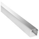 Barthelme 62399881 CATania U-Section Rail Aluminium 1m for Corner Use