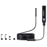 Basetech BSK-2100 USB Endoscope 8mm Probe IP67 10m Cable 2MP Camera