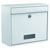 Basi 2170-0662 BK 900 Mailbox Steel White 2 Keys Name Plate 1 pc