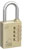 Basi 6220-4000 Padlock Combination Brass/Steel 3-Digit Secure Lock
