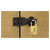Basi 6220-4000 Padlock Combination Brass/Steel 3-Digit Secure Lock