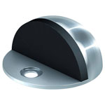 BASI 7704-0020 Door Stop, Stainless Steel, Protects Walls and Furniture