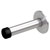 BASI 7704-0021 Door Stop: Stainless Steel, Wall-Mount, Prevents Damage