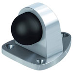 Basi 7704-0022 Floor Doorstop, Stainless Steel, 64x53x45mm, Wall Protection