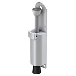 Basi 7704-0025 Doorstop Stainless Steel Look Fixing Foot Control 157x29mm