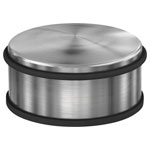 Basi 7704-0026 Doorstop Stainless Steel Non-Slip Rubber Foot 113x55mm