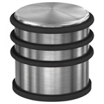 Basi 7704-0027 Doorstop Stainless Steel Non-Slip Rubber Foot 75x78mm