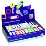 Basi 8500-9010 Key Ring Set, 8 Colours, 200 Pieces, S-Hook Included