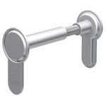BASI 9000-0050 Universal Dummy Cylinder, Adjustable for 45-125mm Doors