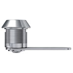 Basi 9000-1347 Cam Lock Silver for Albert Mailboxes Includes 2 Keys