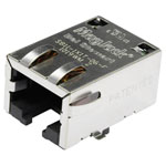 BEL S811-1X1T-06-F MagJack Nickel 10/100Base-TX 8P8C Horizontal Mount