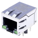 BEL SI-60118-F MagJack 10/100Base-TX 8P8C Socket with LEDs Tab Down