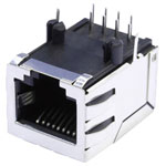 BEL Stewart SS64800-056F Modular Socket 8P8C Shielded Horizontal Nickel