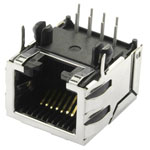 BEL Stewart Connectors SS70100-011F Socket Cat5 10 P8C Shielded Nickel Metal