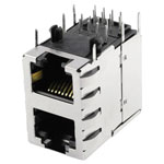 BEL SS-738811S-PG4-AC Modular Socket 2x1 Port Cat 5 Shielded 8P8C