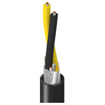 Belden 9182 010U500 Coax Cable 8.76mm 150Ω Black per metre