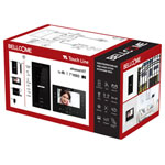 Bellcome VKA.P1F3.T7S9.BLB04 Touch Line Video Intercom Kit Black Glass 7 LCD