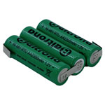 Beltrona BELRTU3AAZ Battery Pack 3x AA NiMH 3.6V 2200mAh Z-Solder Tabs
