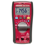 Benning 044089 MM 10-PV Handheld Multimeter, 6000-count, CAT IV 600V.