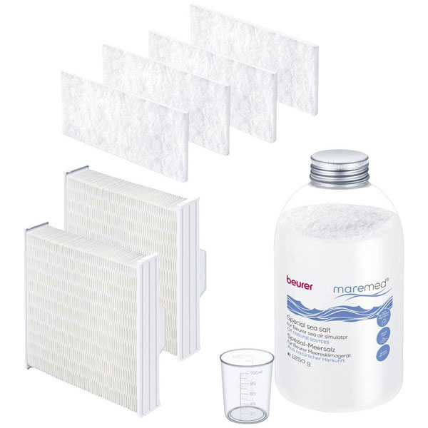 Beurer 68121 MK 500 Salt/Filter Combo for Asthma Filters Air 70%