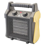 Bimar HP119 Fan Heater Black/Yellow PTC Ceramic Resistor 30 m² Coverage