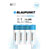 Blaupunkt 30000020 Batteries AA Zinc Carbon 1.5V 4 Pack Durable Power