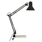 Brilliant 10802/06 Hobby Clip Lamp 40W Black LED Clamp-On Adjustable