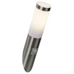 Brilliant 43697/82 Chorus Outdoor Wall Light Motion Detector LED SS E27