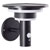 Brilliant G40405/06 Garvina Solar Wall Light Motion Detector IP44 Black
