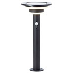 Brilliant G40406/06 Garvina Solar Path Light 3W Warm White Black 45cm