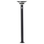 Brilliant G40407/06 Garvina Solar Outdoor Light 3W Black with Motion Sensor