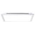 Brilliant G97021/58 Alissa LED Panel 32W Silver/White Remote & Dimmer