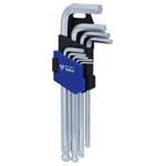 Brilliant Tools BT045009 Allen Key Set 9PC 1.5-10mm for Precise Use