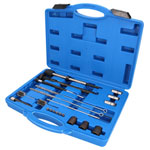 Brilliant Tools BT551300 Injector Seat & Shaft Cleaning Kit 21-Piece Set