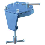 Brockhaus Heuer 119103 Vice Pivot Mount, 100mm Jaw, 360° Swivel Clamp