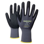 B-SAFETY HS-101004-10 Classic Line Nitrile Glove Size 10 Palm Coated
