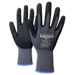 B-SAFETY HS-101004-7 Classic Line Nitrile Gloves Size 7 High Sensitivity