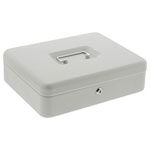 Burg Wächter 10710 Cash Box 300x90x240mm Light Grey Secure Storage